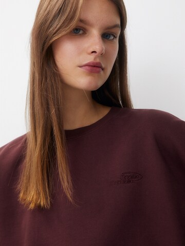 Pull&Bear Sweatshirt in Rood