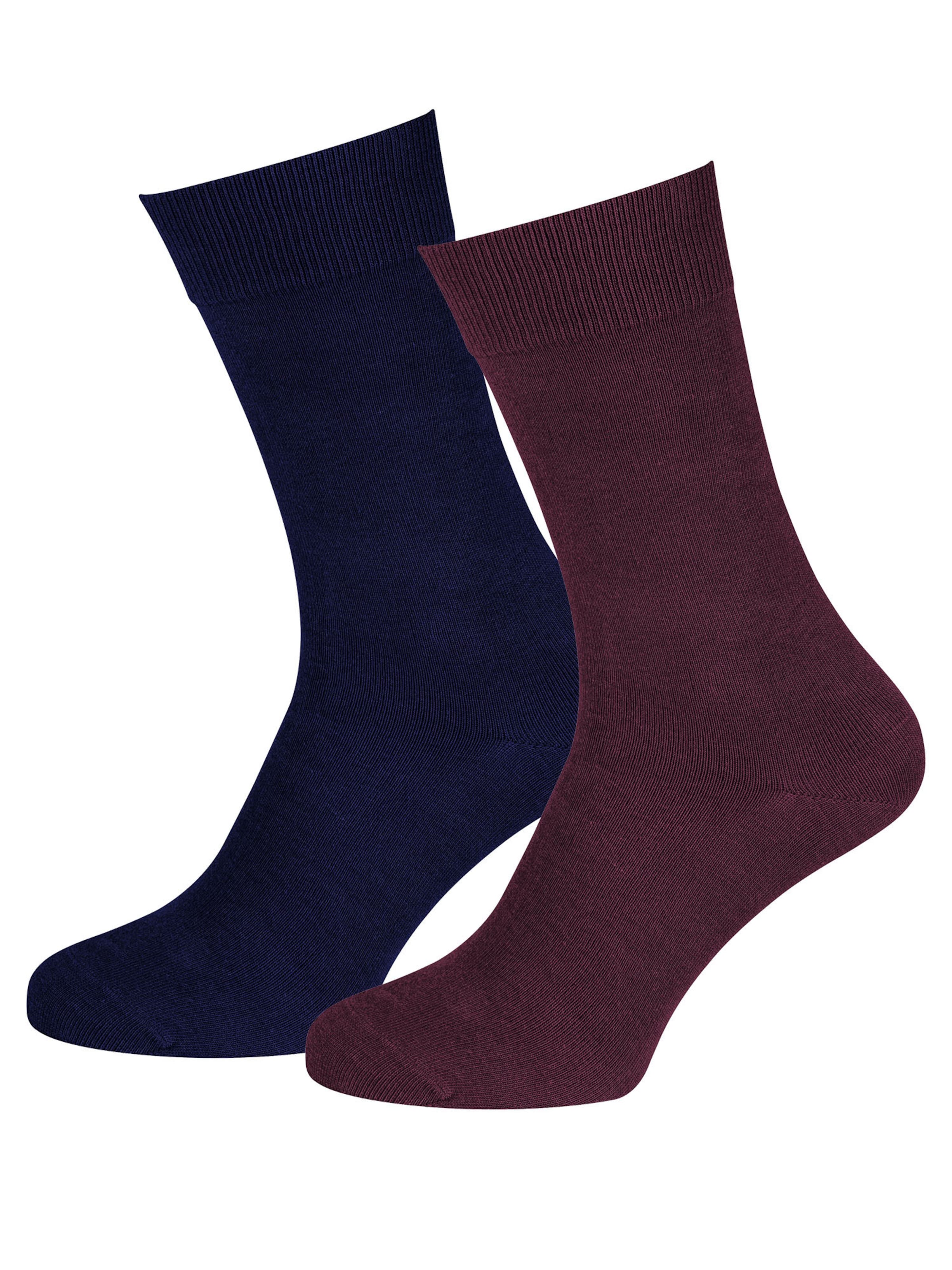 Nur Die Basicsocken ' Baumwolle Business Pack ' in Blau: Vorderseite