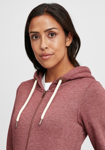 Oxmo Zip-Up Hoodie 'Vicky' in Red