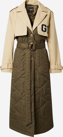 Goosecraft Between-Seasons Coat 'Saxo' in Green: front