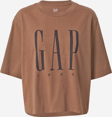 T-shirt GAP en marron : devant