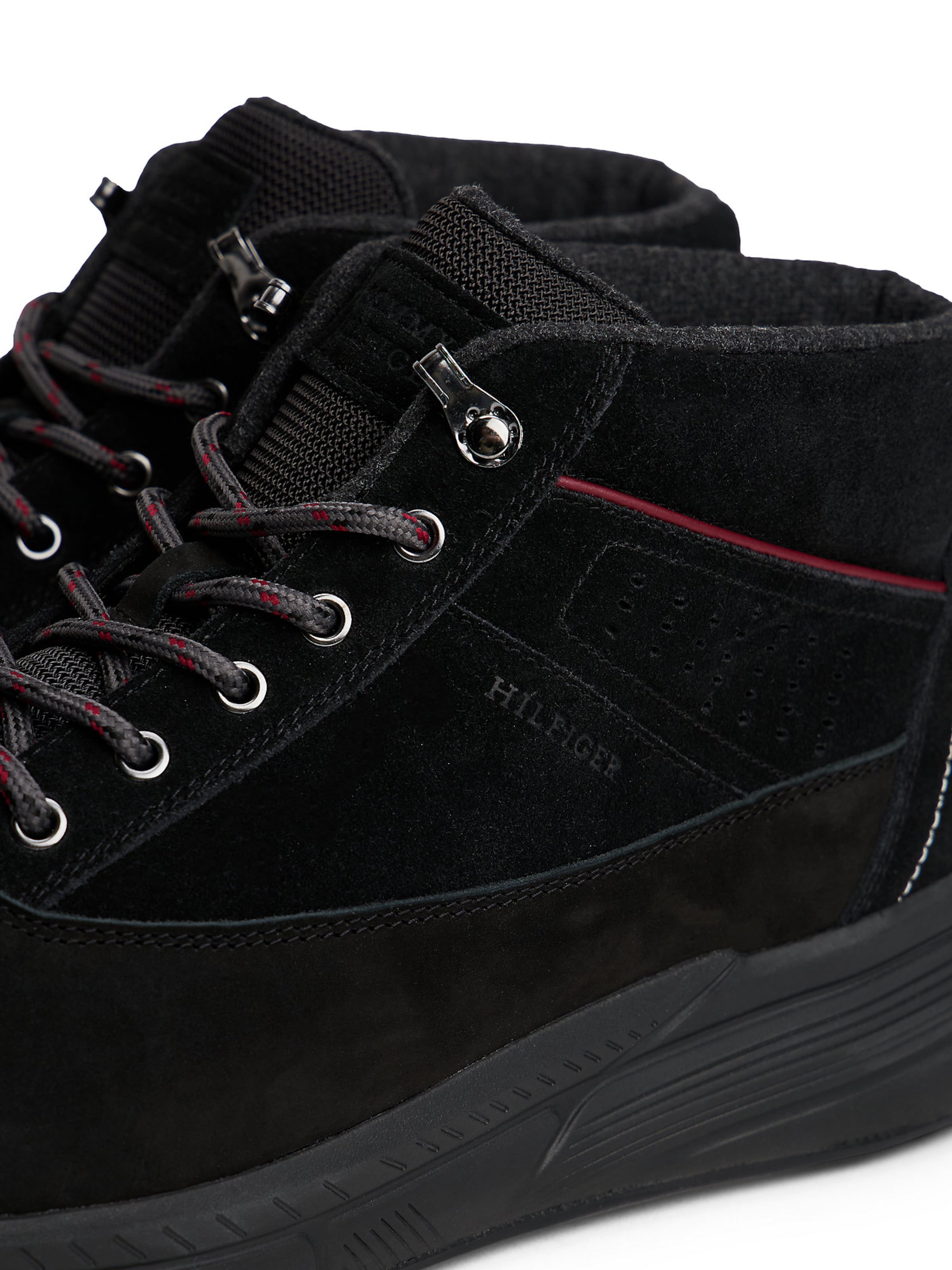 Bottines à lacets TOMMY HILFIGER en noir