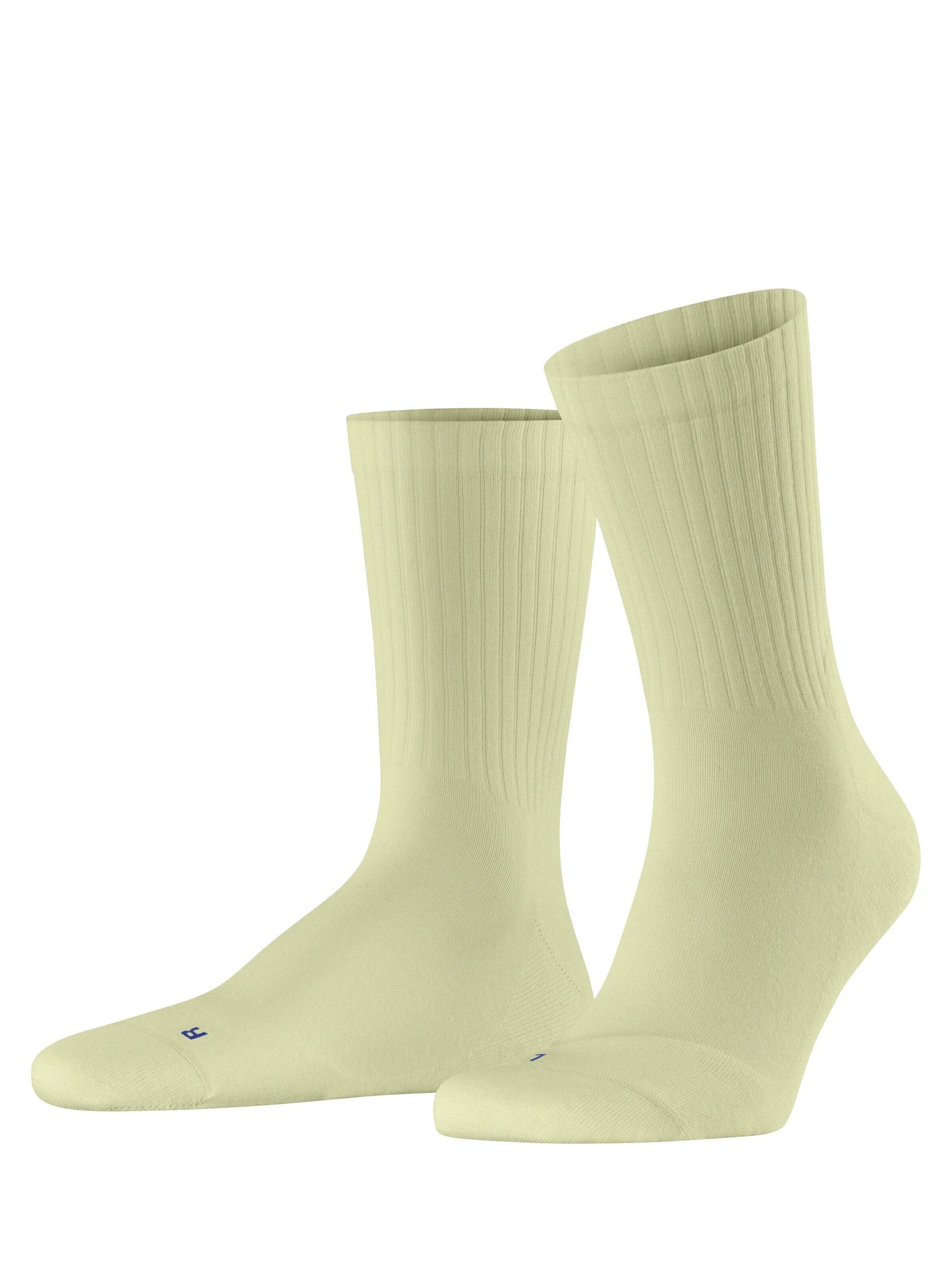 FALKE Socken 'Run Rib Crew'‌‌‌‌ in Gelb: Vorderseite