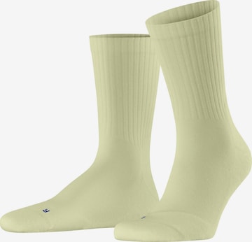 FALKE Socken 'Run Rib Crew' in Gelb: Vorderseite