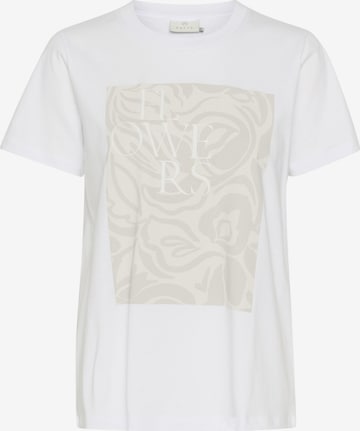 Maglietta 'KA Rita' di Kaffe in bianco: frontale