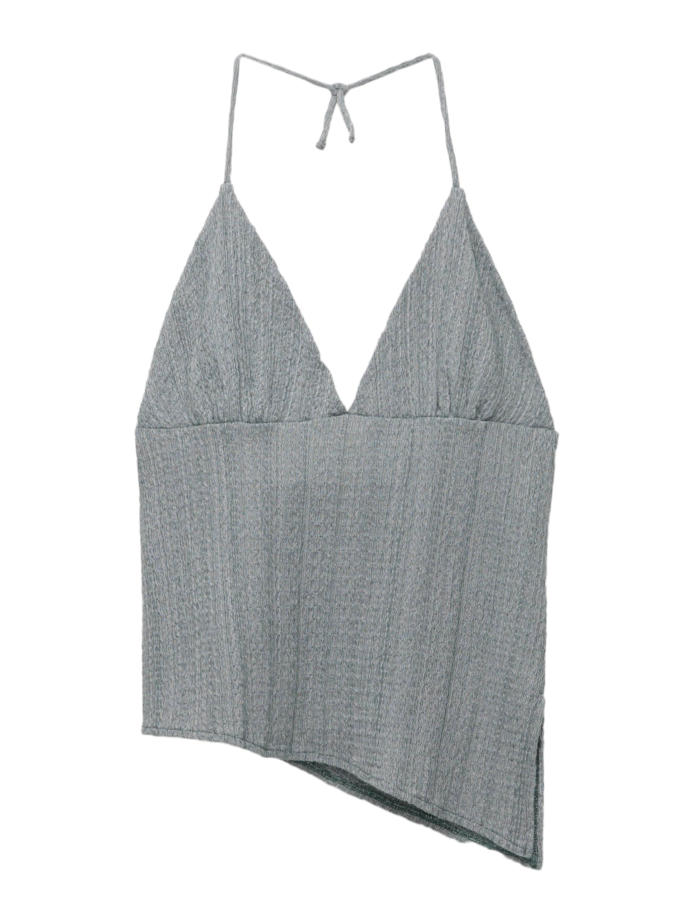 Pull&Bear Top in Grijs: voorkant