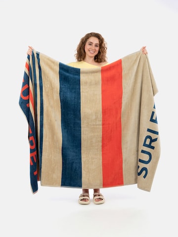 Suri Frey Beach Towel ' SFY Freyday ' in Beige: front