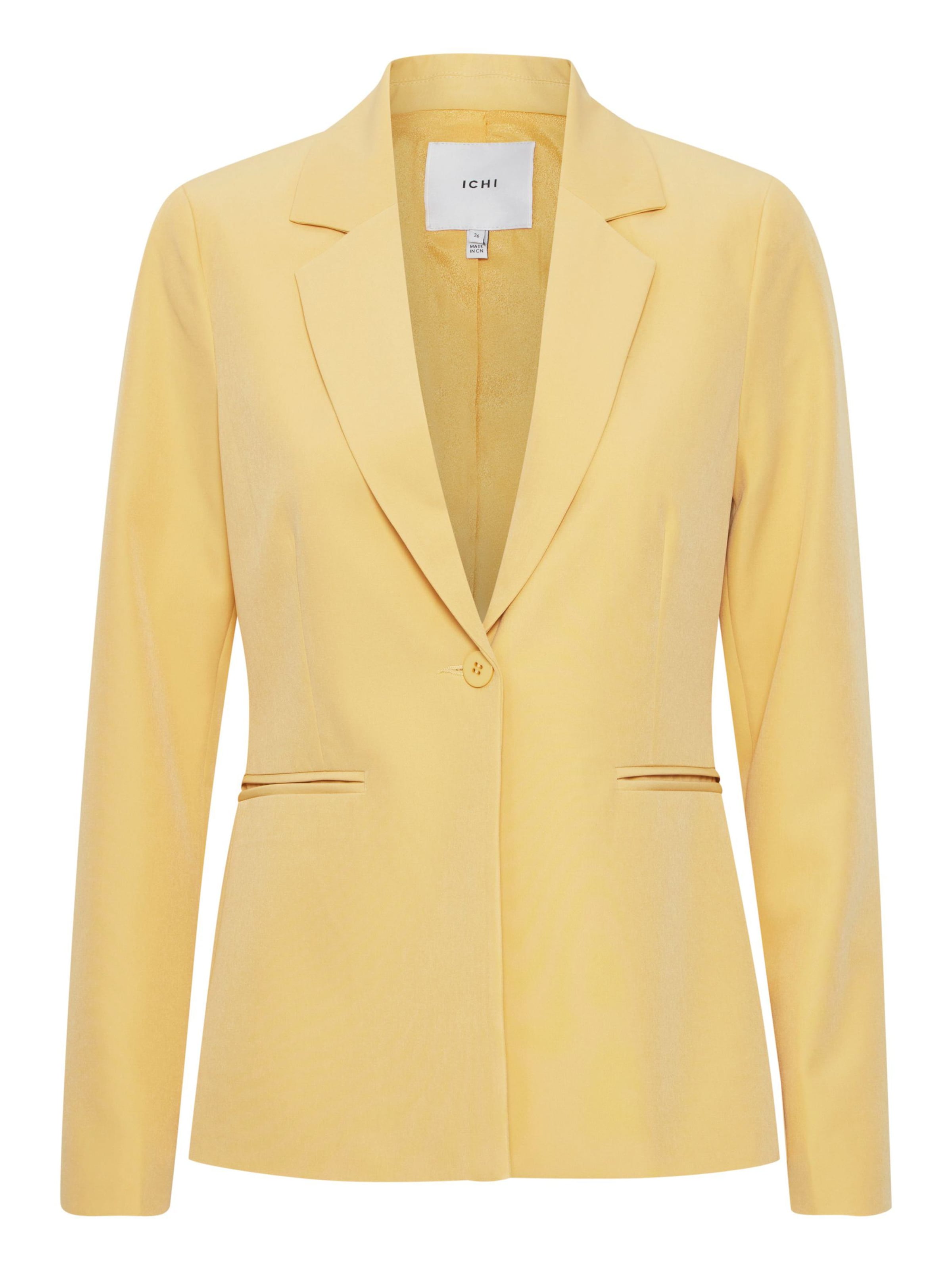 ICHI Blazer 'Lexi' in Gelb: Vorderseite