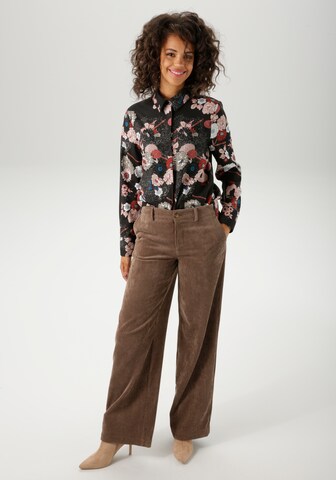 Aniston CASUAL Bluse in Schwarz: Vorderseite