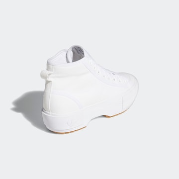 ADIDAS ORIGINALS Sneakers hoog 'Nizza Trek' in Wit