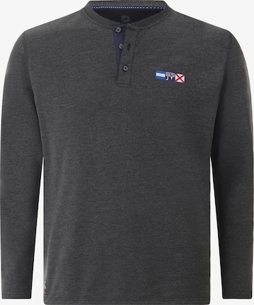 Jan Vanderstorm Sweatshirt ' Jornsen ' in Grey: front