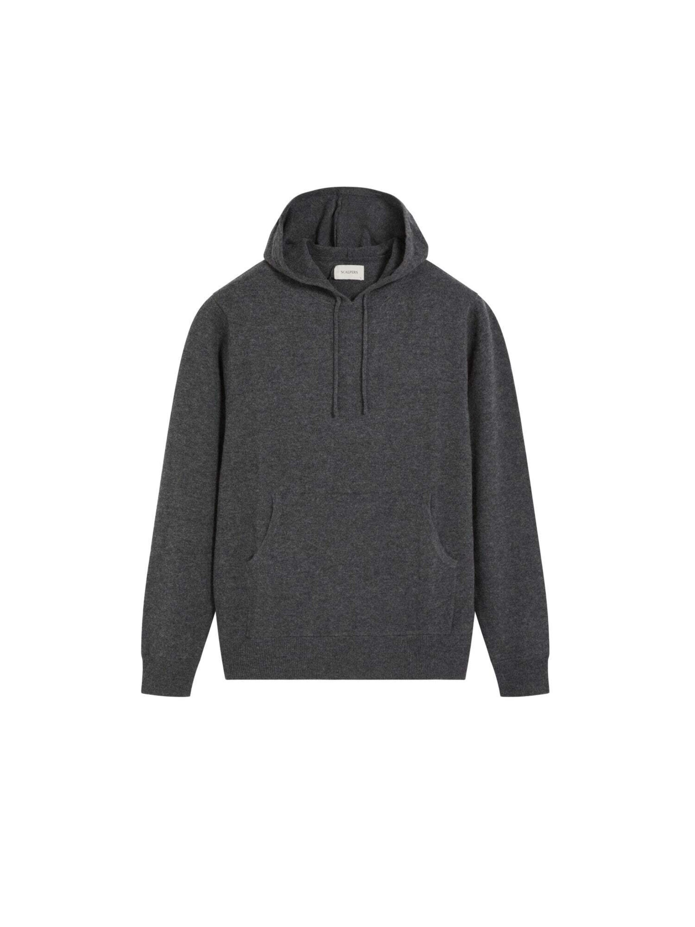 Scalpers Pullover in Schwarz: Vorderseite