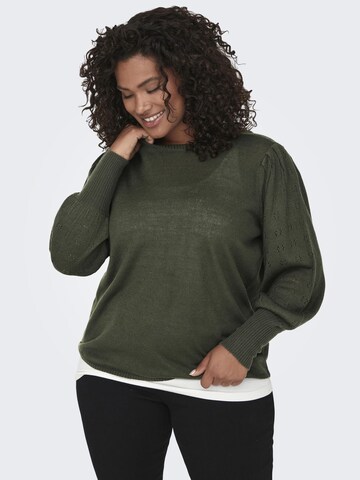 ONLY Carmakoma Sweater in Green