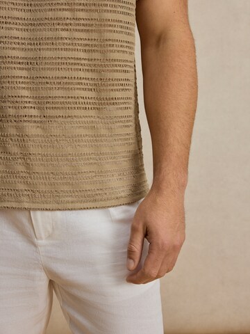 DAN FOX APPAREL Тениска 'Jon' в бежово