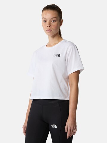 T-shirt THE NORTH FACE en blanc : devant