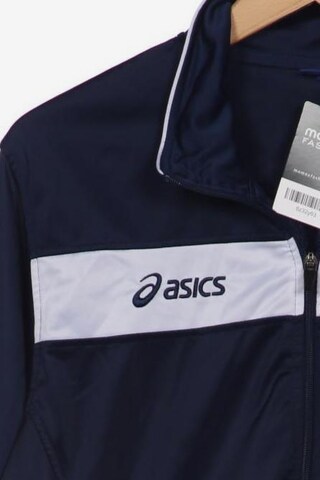 ASICS Sweatshirt & Zip-Up Hoodie in L in Blue