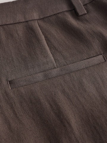 Wide Leg Pantalon à pince Next en marron