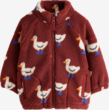 Next Fleece jas in Rood: voorkant