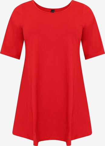 T-shirt ' LIEKE ' Yoek en rouge : devant