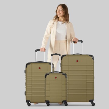 WENGER Suitcase set 'Amplar Evo' in Green
