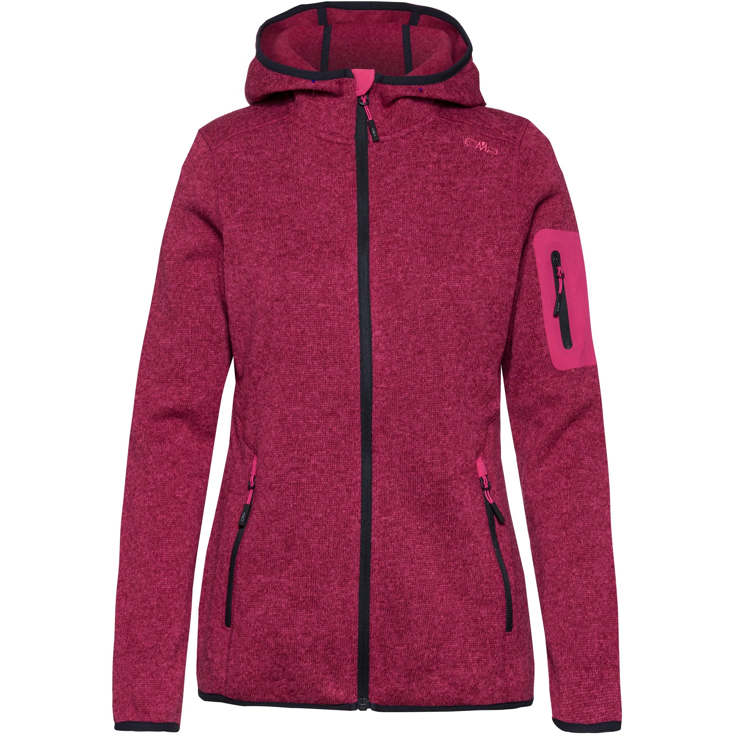 CMP Funktionsfleecejacke in Pink: Vorderseite