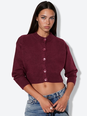 Viorna Knit cardigan 'Strickjacken' in Red: front