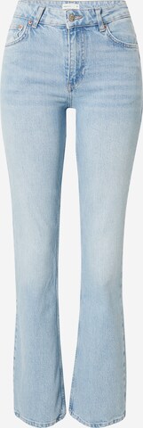 Gina Tricot Flared Jeans in Blue: front