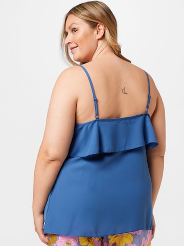 Top di Trendyol Curve in blu