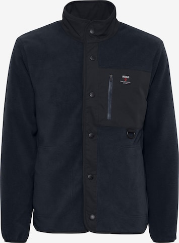 INDICODE JEANS Fleece Jacket 'Majsol' in Blue: front