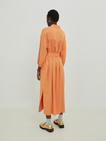 EDITED Shirt Dress 'Nina' in Orange