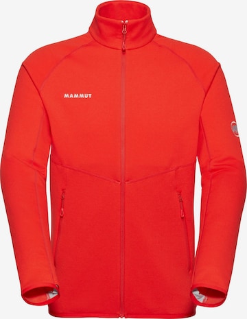 MAMMUT Funktionsfleecejacke ‘Aconcagua’ in Rot: Vorderseite