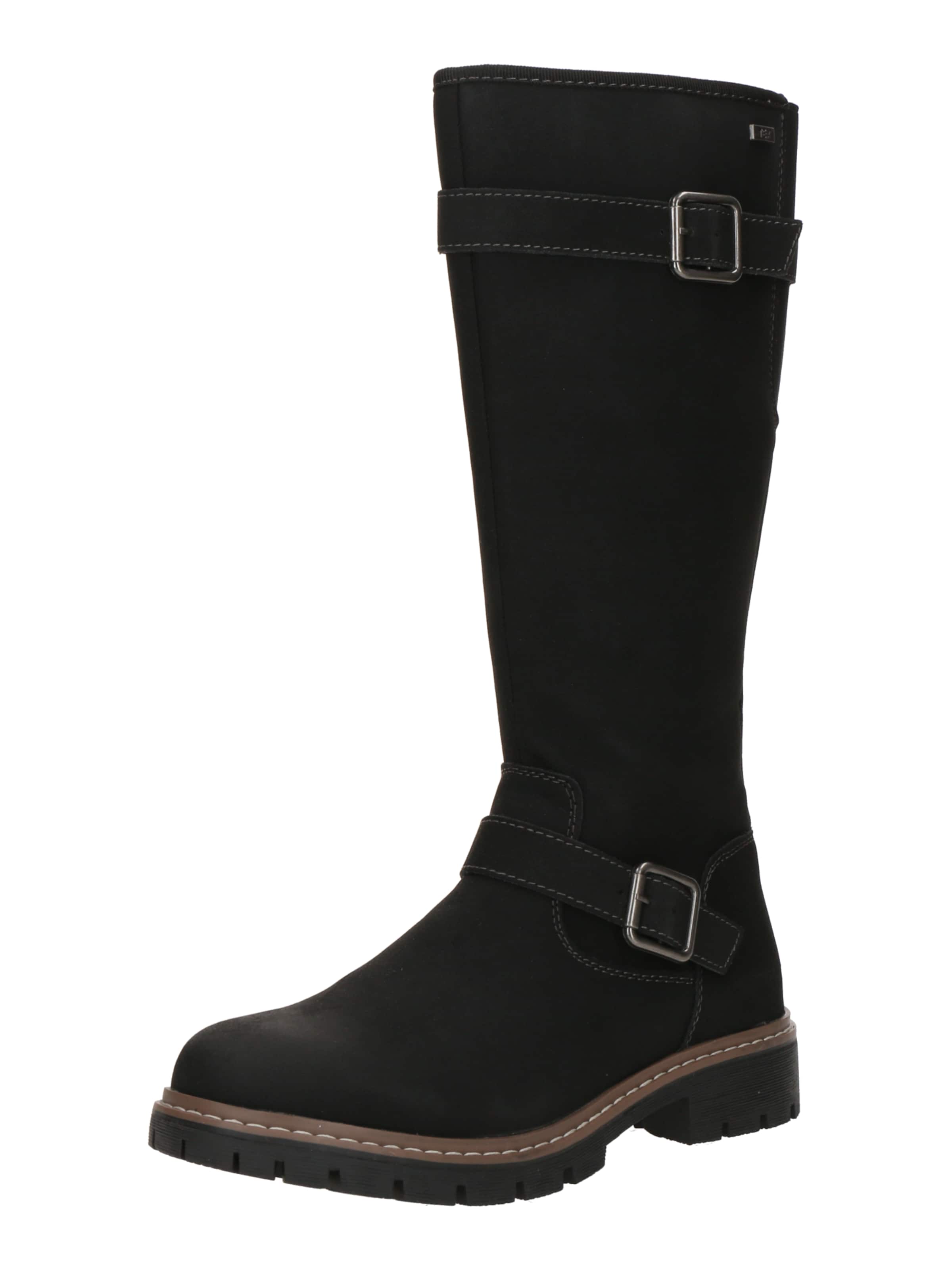 TOM TAILOR Stiefel in Schwarz: Vorderseite