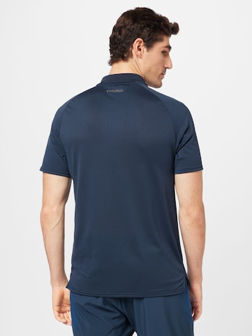 HEAD Functioneel shirt in Blauw