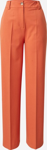 modström Wide leg Trousers with creases 'Anker' in Red: front