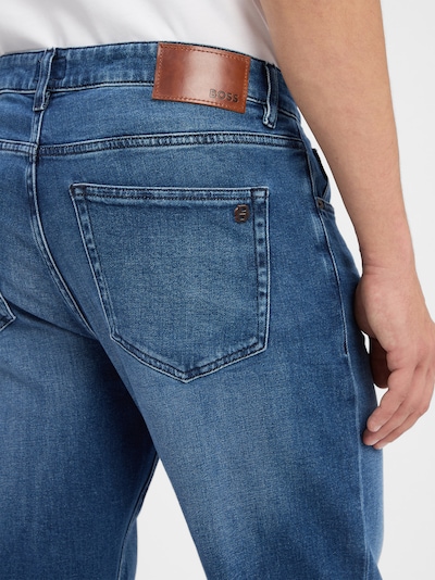 BOSS Jeans in de kleur Blauw denim, Productweergave