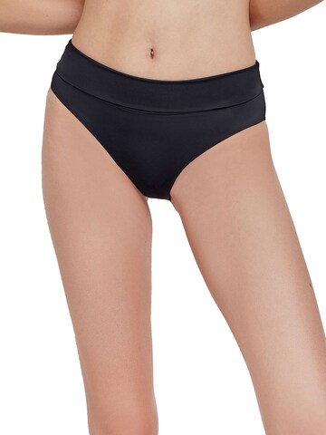 Gisela Bikini-Unterteile in Schwarz: Vorderseite