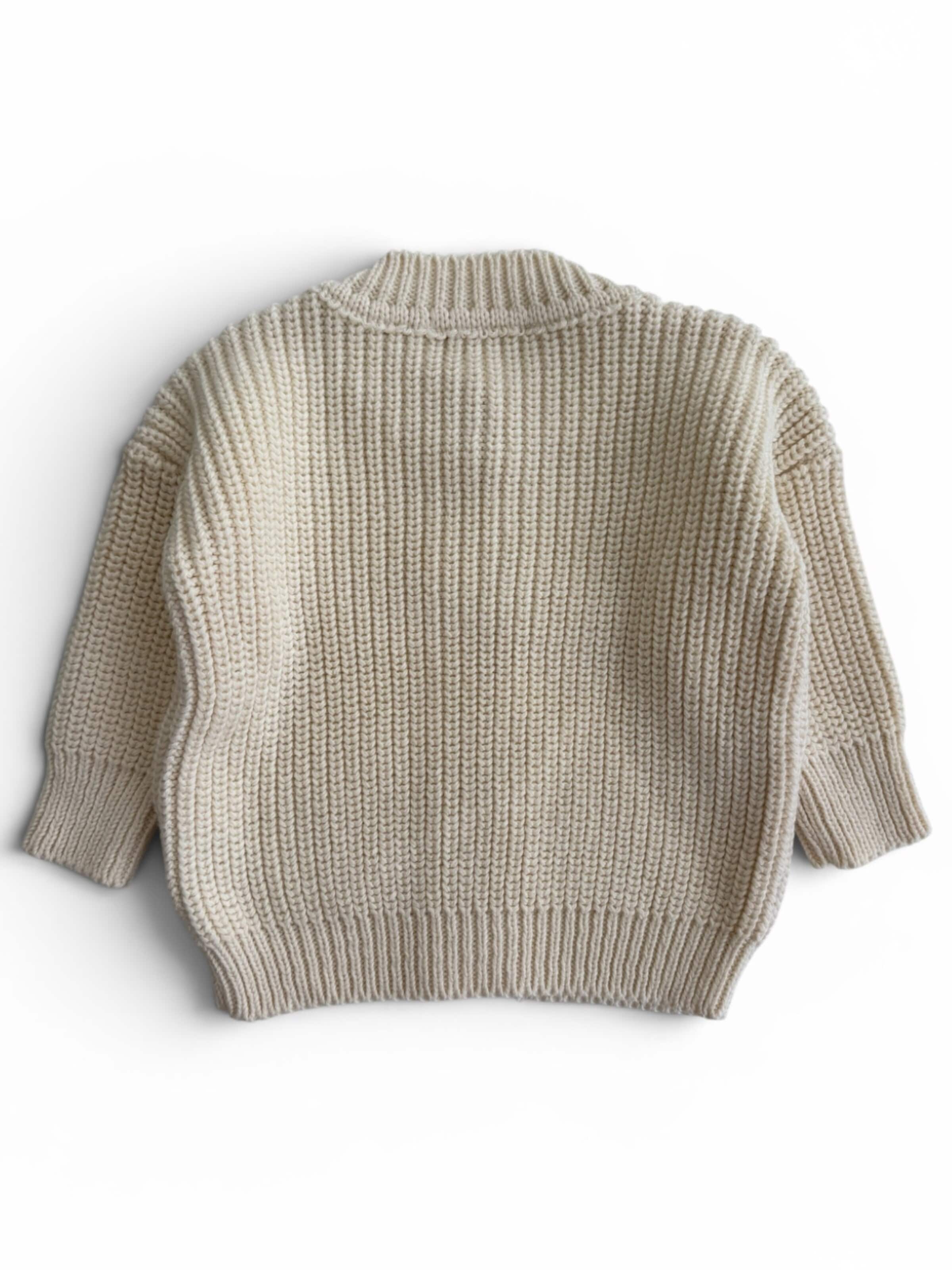 KURTI & FRIEDA Strickjacke 'Chunky Knit'‌‌‌‌‌‌‌‌ in Beige