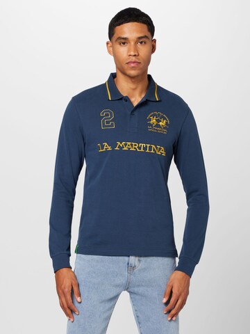 La Martina Shirt in Blue: front