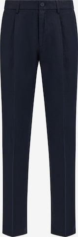 Pantalon à pince Boggi Milano en bleu : devant