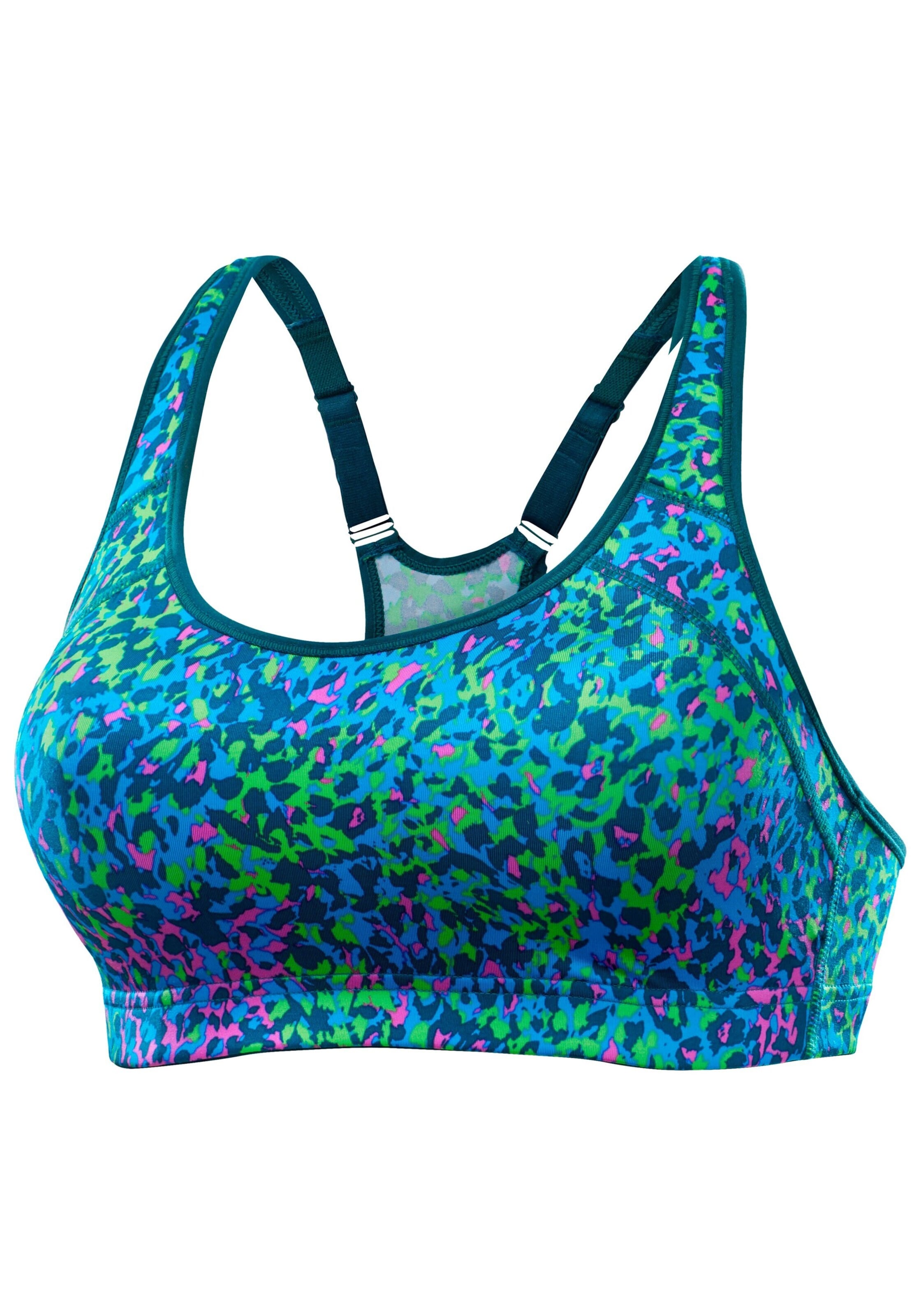 LASCANA ACTIVE - Bustier Sujetador deportivo en azul: frente