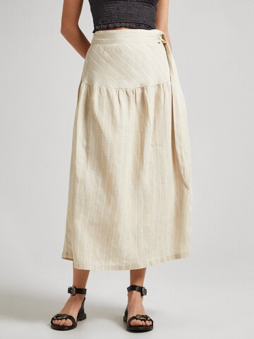 Pepe Jeans Rock 'Effie' in Beige: Vorderseite