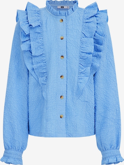 Camicia da donna WE Fashion di colore blu chiaro, Visualizzazione prodotti