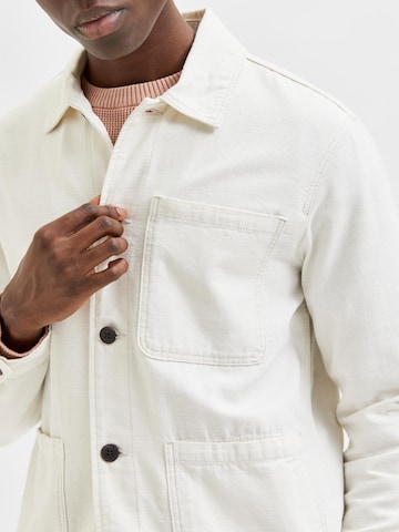 SELECTED HOMME Between-Season Jacket in White