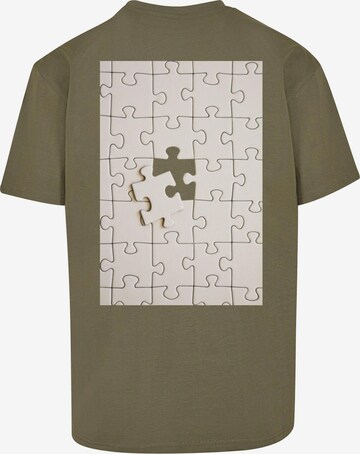 T-Shirt 'Missing Peace' Merchcode en vert