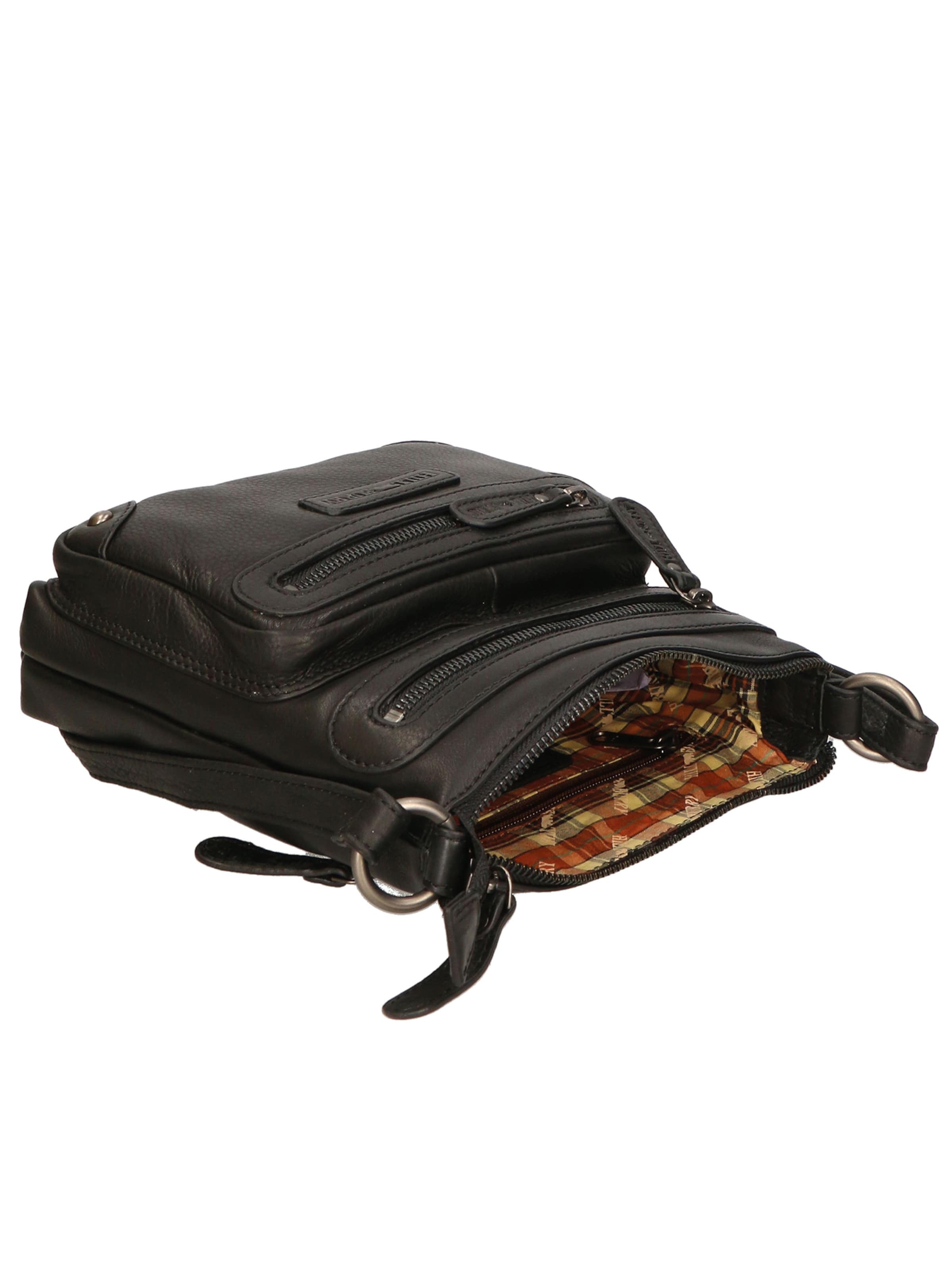 HILL BURRY Schoudertas in Zwart