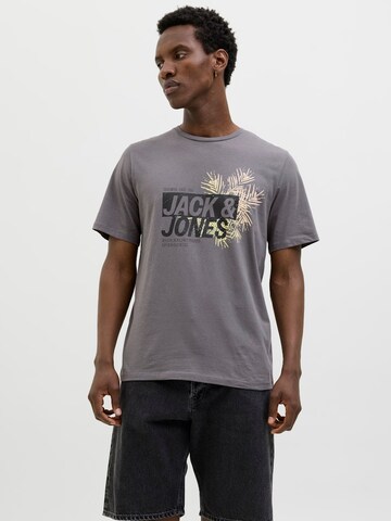 JACK & JONES Shirt 'JJJaxon' in Grey: front