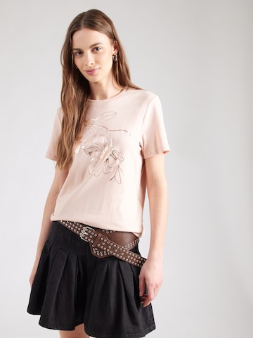 T-shirt 'ONLKITA' ONLY en rose : devant