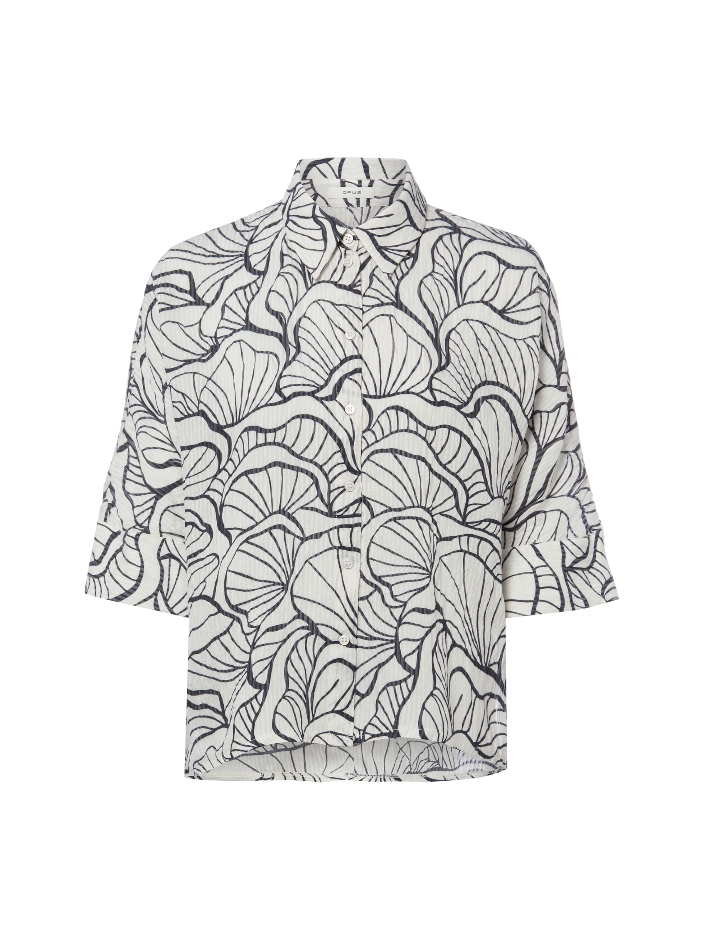 OPUS Bluse 'Fashell' in Weiß: Vorderseite