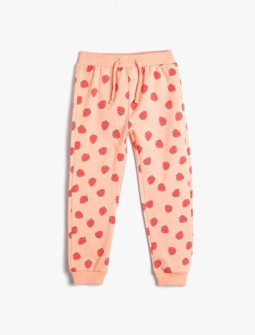 Koton Tapered Trousers in Orange: front