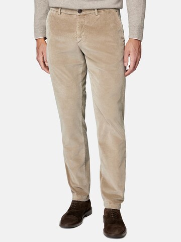 Slimfit Pantaloni chino di Boggi Milano in beige: frontale